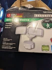 Utilitech Pro White Integrated Motion Activated Security Flood Light #0611550 Open. Price: $25.00.