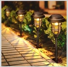 Letmy Solar Outdoor Lights, 4 Pack Bright Pathway Open. Price: $23.99.