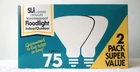 Vtg 2 Sli Lighting 5000 Hour Flood 75 Watt 130VOLT Indoor/outdoor BR38 Nib New. Price: $15.96.