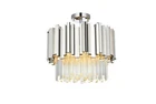 Elegant Lighting 3400F16 Willow 16"W Semi-flush Mount Chrome New. Price: $558.00.