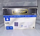 Defiant 500 Lumens 180-DEGREE White Solar Powered Motion Activated Outdoor New. Price: $28.99.