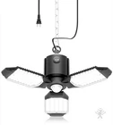 Toberich Motion Sensor Garage Light Plug In, 8000LM Shop W/ 3 Black New. Price: $31.70.