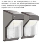 Tier One 40W Led Outdoor Security Flood Light, 4000 Lumens Bronze Dusk To Dawn New. Price: $49.50.