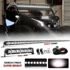 For Can-am Maverick X3 Upper Roof 50'' 7'' Led Light Bar Single Row Spot Flood New. Price: $91.89.