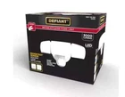 Defiant Maxdetect 240-DEGREE White Motion Activated Outdoor 3-HEAD Dusk-to-dawn Open. Price: $49.99.