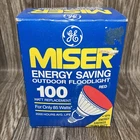 Vintage General Electric Miser Spot Floodlight Red 85W Indoor Outdoor New. Price: $12.59.
