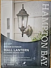 Hampton Bay 14.5" Oil-rubbed Bronze Dusk-to-dawn Outdoor Wall Light Lantern New. Price: $64.78.