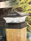 1 Patriot Lighting Post Landscape Daylight Solar Black/clear Glass New Open. Price: $8.00.