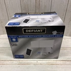 Defiant 180 Degree Integrated Led Solar Powered Two Head Flood Light New. Price: $34.99.