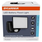 Sylvania Black Security Floodlight Led Motion-sensing Battery Powered 500 Lumens New. Price: $45.86.