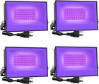 Onforu 4 Pack 38W Led Lights, Flood With Plug, IP66 Water New. Price: $76.99.