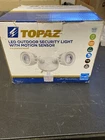 Topaz 74507 24W Led Outdoor Security Light With Motion Sensor Flood Open. Price: $45.00.