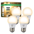 Qualilux A15 Small Dusk To Dawn Light Bulbs Outdoor 450LM, Warm White New. Price: $24.08.