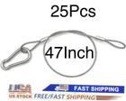 25 Stage Light Safety Cables 47 , Stainless Steel Security Cable.multi Use New. Price: $104.49.
