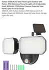 Owleye 2500LM Led Double Head Solar Safety Sensor Light New. Price: $20.00.