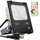 Melpo 15W Led Flood Light Outdoor, Color Changing Rgb Assorted Sizes New. Price: $55.97.