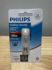 Philips 100W 120V Clear GY8.6 Base T4 Light Bulb 416685 Outdoor Special Security New. Price: $12.25.