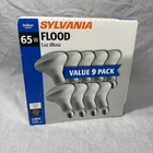 9 Ct: Sylvania 65WATT 120V Indoor Large Flood Light Bulbs BR30 600 Lum New. Price: $89.99.
