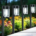 Mancra Solar Pathway Lights Outdoor, 10 Pack Metal & Glass Cool White New. Price: $62.51.