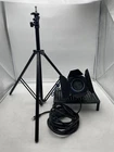 Arri 300 Plus Tungsten Fresnel Spotlight W/ Barn Doors & 050MKARF Tripod Used. Price: $200.00.