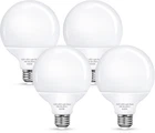 G25 Led Vanity Light Bulbs, 100W Globe Equivalent, 9W New. Price: $20.16.