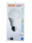 *new* 4-PACK Simply Conserve 15 Watt A19 Warm White Led Light Bulb (100W Equal). Price: $5.24.