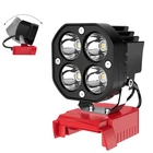 40W 6000LM Led Flashlight For Milwaukee 18V Battery Wireless Work Outdoor New. Price: $16.99.