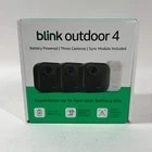 New Blink Outdoor 4 Wireless Smart Security Camera System 3 Pack BCM00500U. Price: $119.99.
