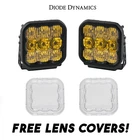 Diode Dynamics SS5 Amber Pro Universal Combo Light Pod Kit W/ Clear Lens Covers New. Price: $799.95.
