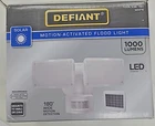Defiant 180 White Motion Sensor Solar Powered 2-HEAD Led Security Flood LIGHT*A1 Open. Price: $35.99.