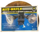 Regent Lighting Vntg Nite-watch Motion Detector Twin Floodlight Kit Nos Box New. Price: $16.99.