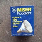 Ge Miser Floodlight Bulb 120W Par Energy Saving Clear Finish Indoor/outdoor Used. Price: $22.08.