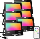 Smart Rgb Led Flood Lights 30W, 16 Million Colors, Pack, IP66 Waterproof New. Price: $133.99.