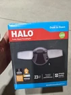 Halo Led Twin Head Floodlight Dusk To Dawn Bronze New. Price: $16.00.