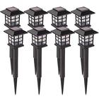 Laurel Canyon 8 Pack Solar Pathway Lights, Outdoor Landscape Used. Price: $36.05.