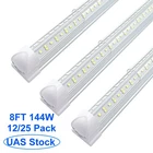 8FT Led Shop Hard Wire 144W 6500K Linkable Warehouse Factory Garage Lights New. Price: $219.99.