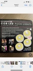 Securebrite Cob-led Puck Lights With Magnets -set Of 4 New. Price: $14.99.