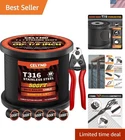 Black Stainless Steel Cable For Railing - 500FT 1/8" T316 Wire Rope Deck ... New. Price: $235.06.