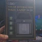 Cbk Solar Wall Lamp BK-888 Black Outdoor Weather Resistant Mounted New. Price: $15.77.