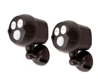 New Mr. Beams Netbright Motion Activated Spotlights 2-PK MBN391, Brown. Price: $29.99.