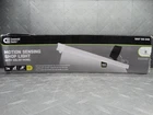 Commercial Electric 3FT Motion Sensing Shop Light With Solar Panel Open. Price: $15.99.