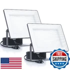 Aiutey 100W 12000LM Flood Lights Outdoor, Bright Led Work With Plug, 6500K New. Price: $70.10.