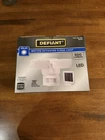 Defiant Motion Activated Solar Powered Outdoor 2-HEAD Led Security Flood Light New. Price: $24.00.