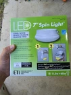 Eti 3.54 In. X 7 White Led Ceiling Spin Light New. Price: $24.00.