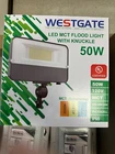 New In Box Westgate Led Flood Light With Knuckle LFE-50W-MCT-KN-P Qty: 1. Price: $54.95.