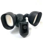 Ring Floodlight Wired Pro Wi-fi 1080P Surveillance Camera Black Used. Price: $99.99.