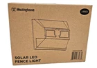 (2 Pack) Westinghouse Solar Led Fence Light SR58FA02A-08 New. Price: $15.99.