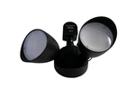 Utilitech 110 Degree 2 Head Black Integrated Led Motion Activated Flood Light Open. Price: $24.99.