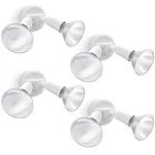 Lutec 4-PACK Adjustable Twin Par Holder Outdoor Flood Lights Switch Control New. Price: $63.98.