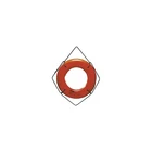 Cal-june HS-30-O Jim-buoy Hard Shell U.s.c.g. Approved Life Ring New. Price: $149.52.